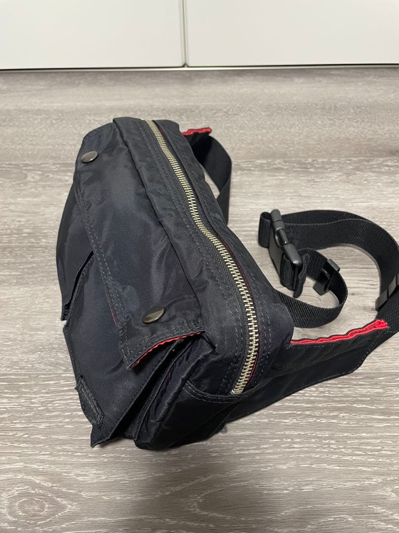 PORTER ボディバッグ ブラック　 美品 ポーター×エルファイン 共同企画