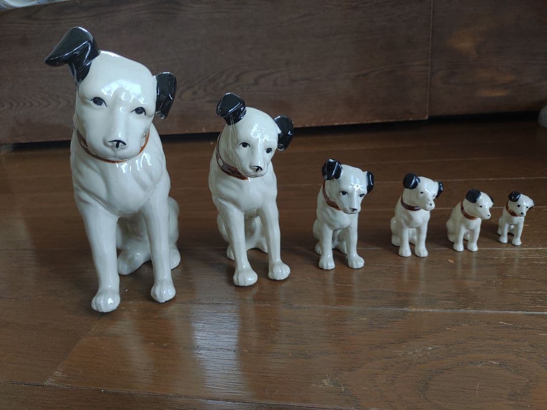 ビクター 犬　ニッパー　陶器置物