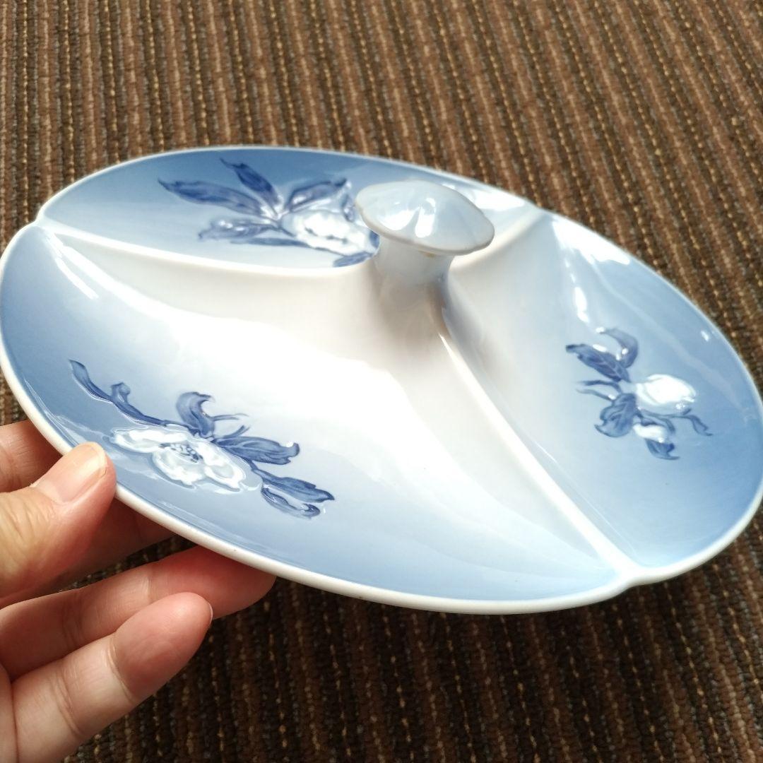 ビングオーグレンダール　クリスマスローズ　３セクションサービングトレイ