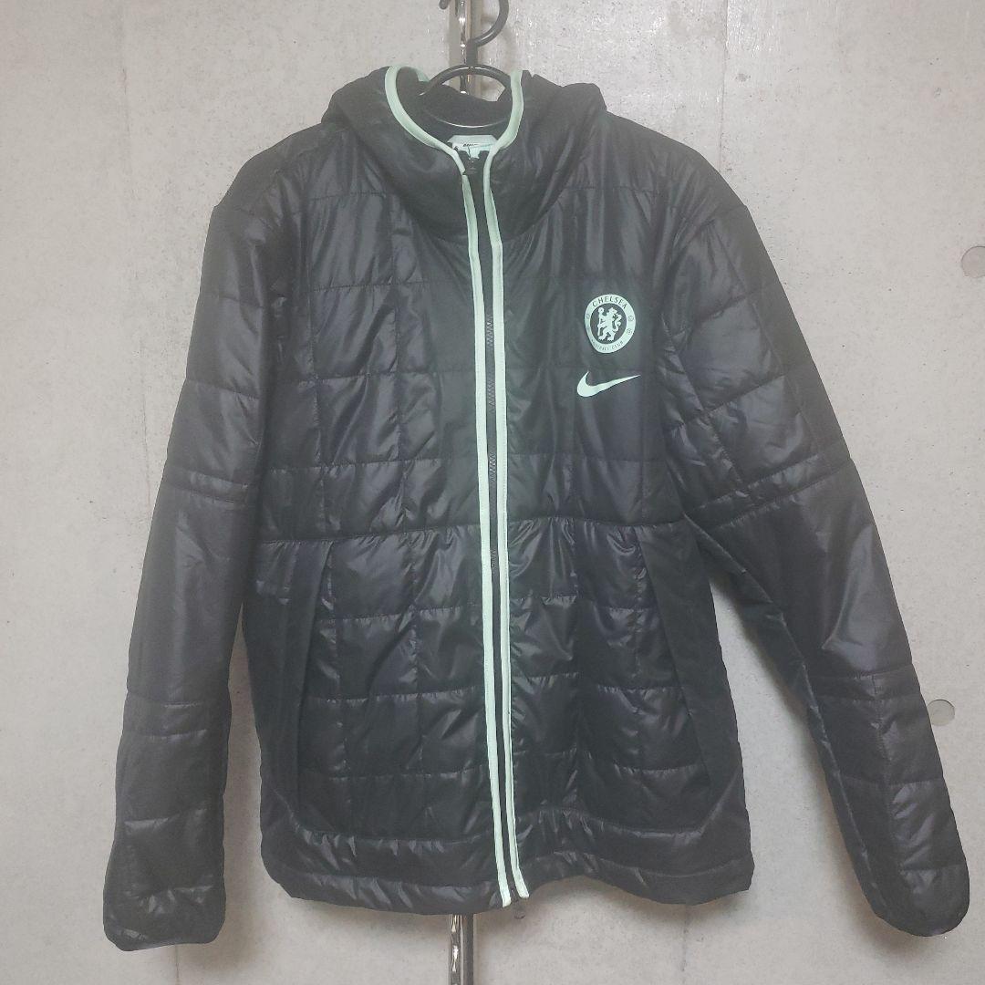 チェルシー フード付きフリースダウンジャケット インポートL NIKE