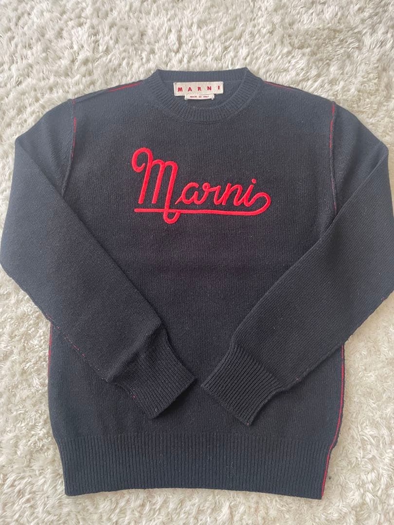 本日まで出品・マルニ・ロゴセーター