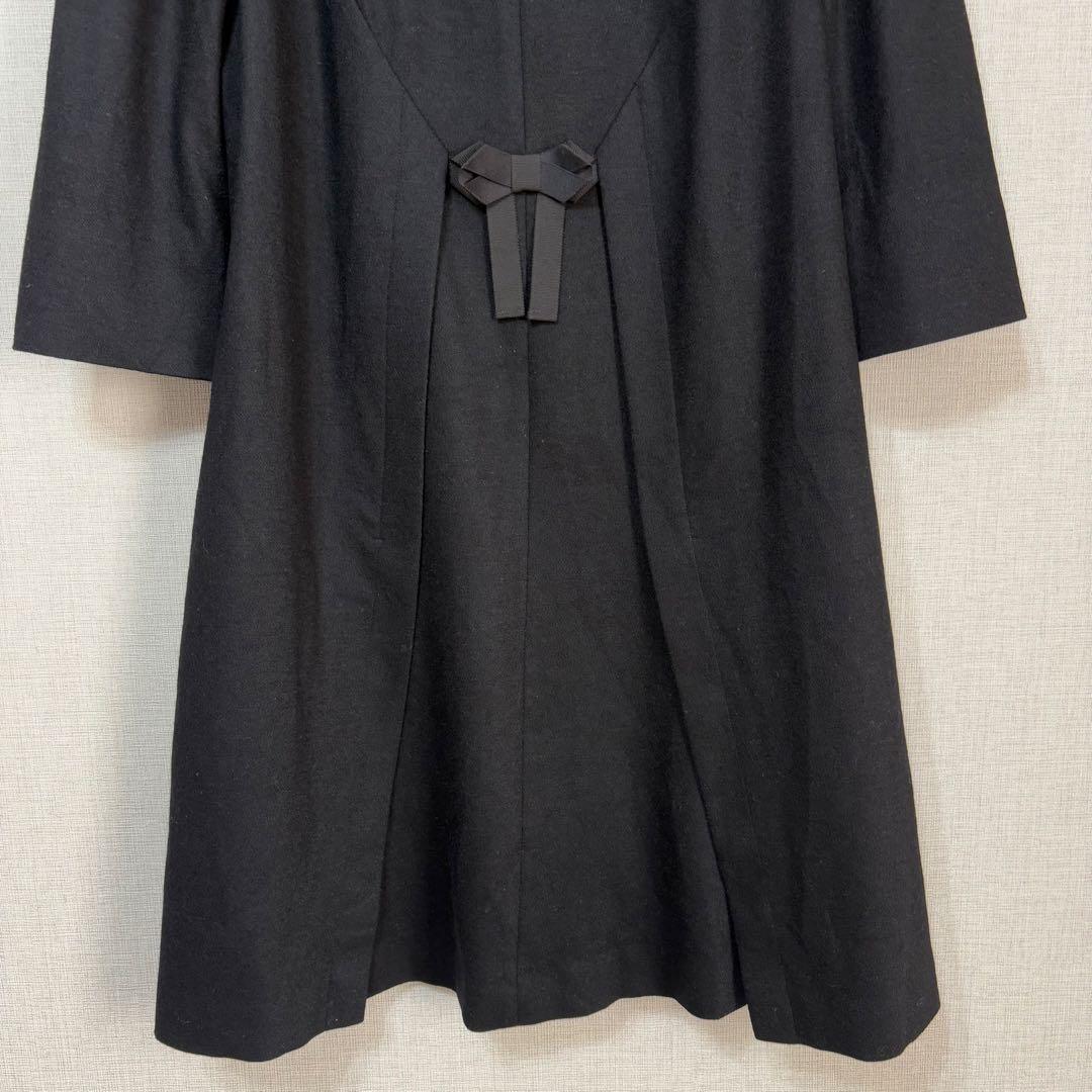 美品　トゥービーシック ワンピース 46 大きいサイズ ウール混　上品　フレア