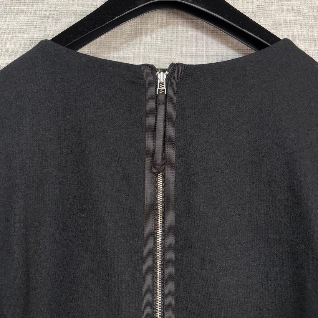 美品　トゥービーシック ワンピース 46 大きいサイズ ウール混　上品　フレア