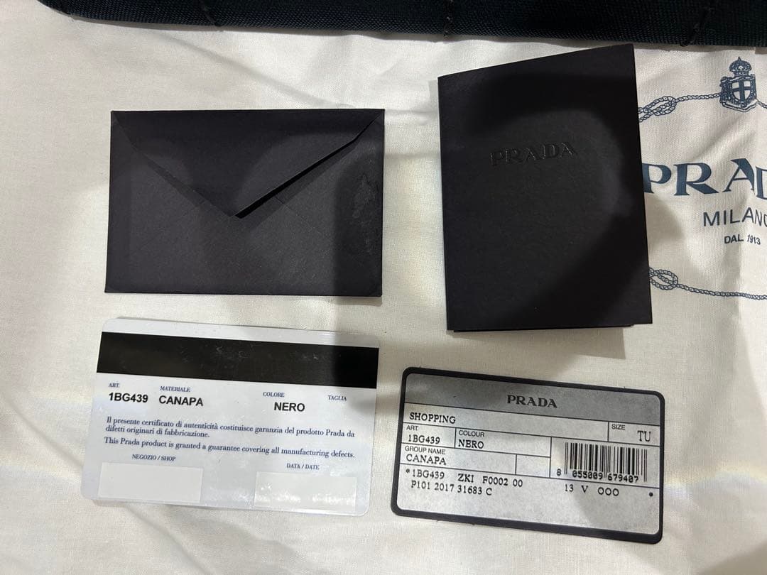 プラダ　カナパ　NERO