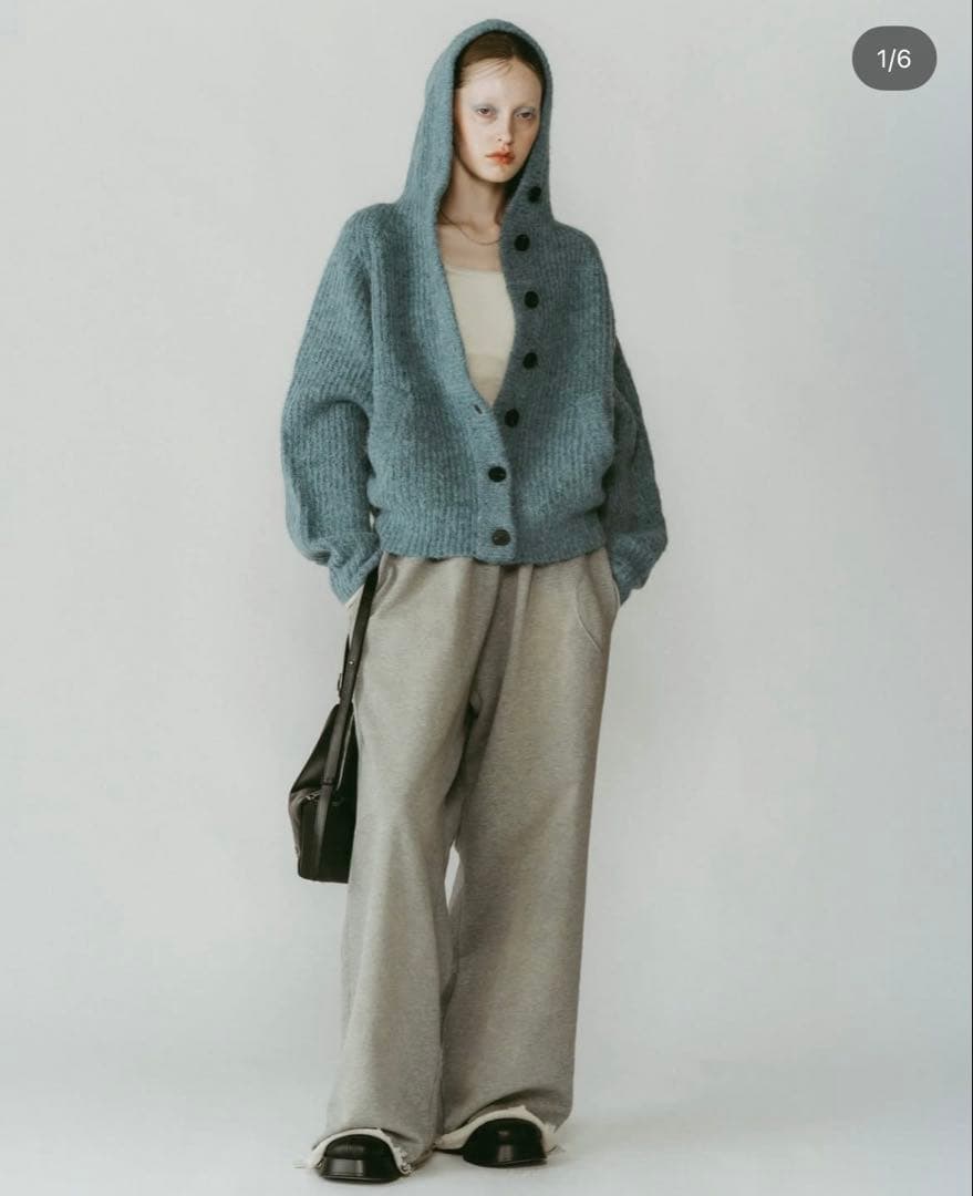 トップス Knuthmarf hooded cardigan knit