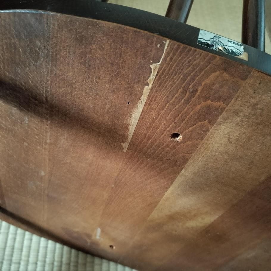 柏木工 ロッキングチェア 昭和レトロ ビンテージ 木製 無垢材 椅子 飛騨高山