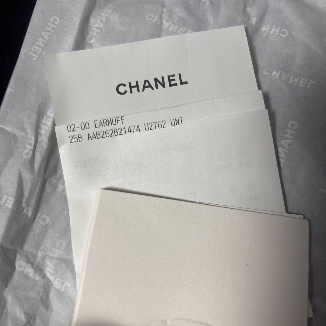 最終値下げ　シャネル　CHANEL イヤーマフ　ブラック　黒　新品未使用