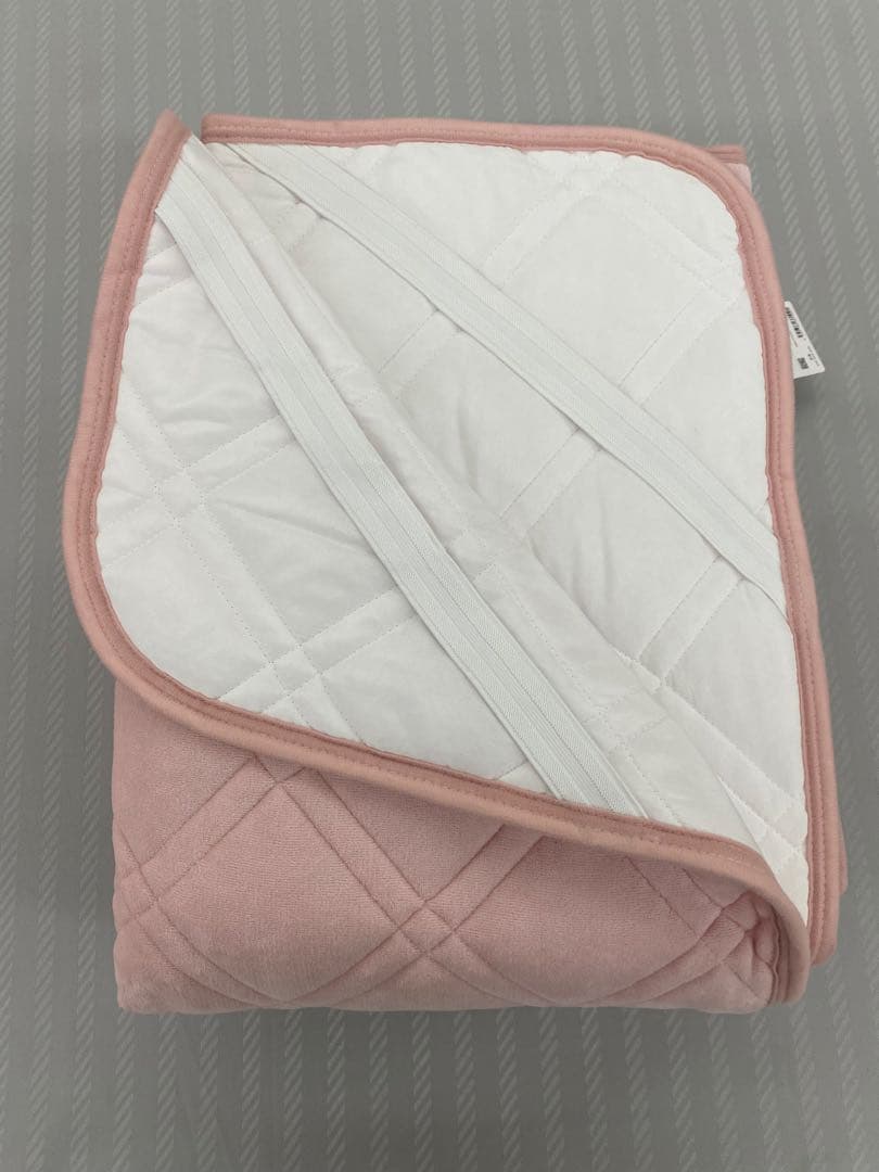 ダブルサイズ・ロマンス　綿１００%敷きパッド・吸湿発熱素材使用・洗濯OK