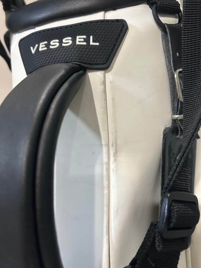Vessel ホワイト キャディバッグ