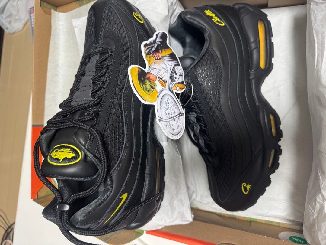 Corteiz Nike Air Max 95 ブラック/イエロー
