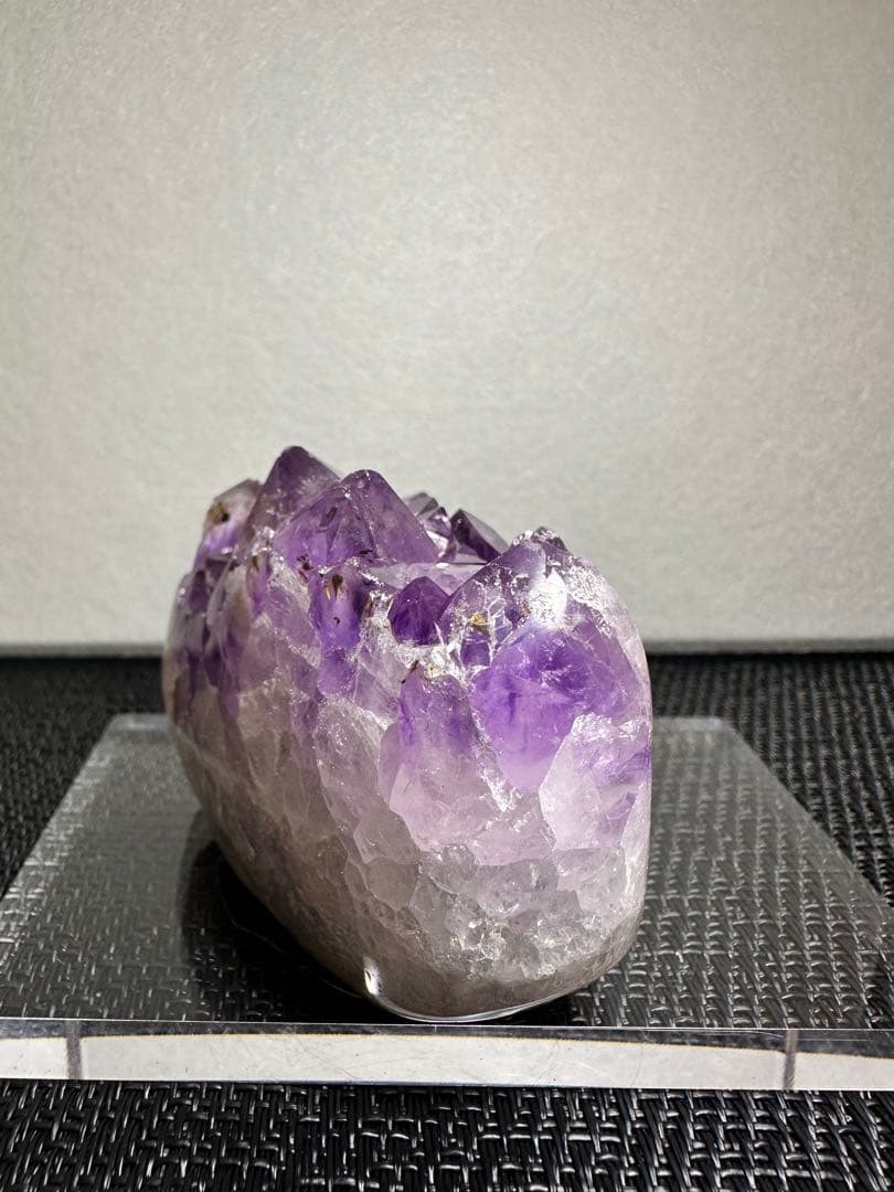 アメジスト クラスター タイチン共生 最高品質！ 1132