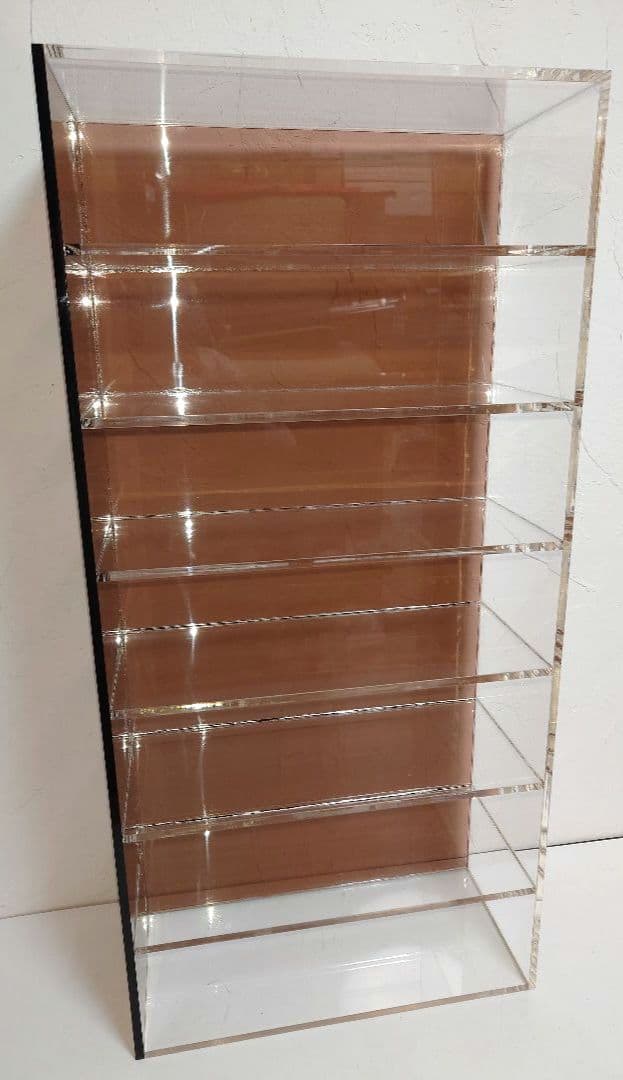 7段 クリア ケース ボックス BOX 棚 強化プラスチック 頑丈