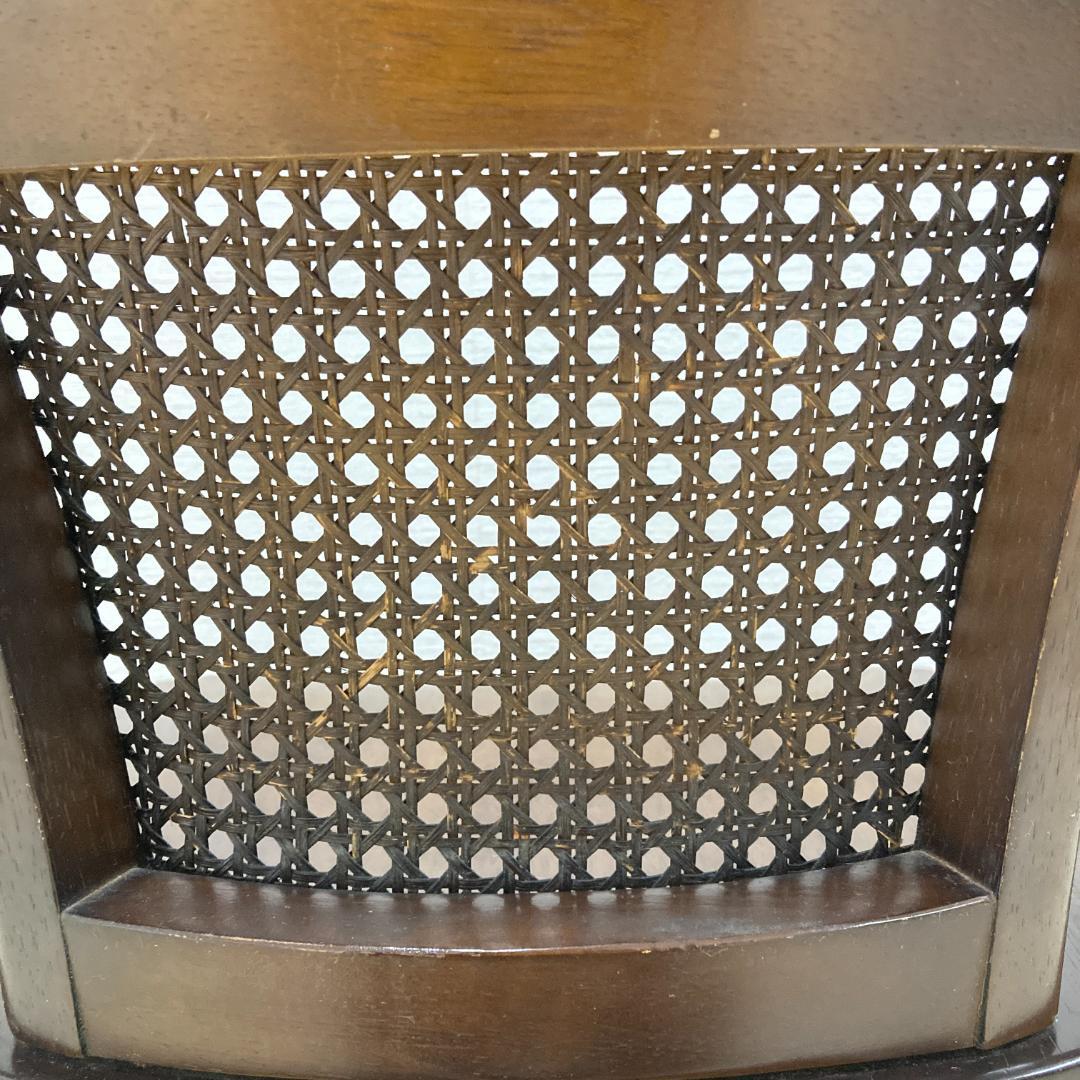 【飛騨産業】キツツキ　アームチェア　椅子　ラタン