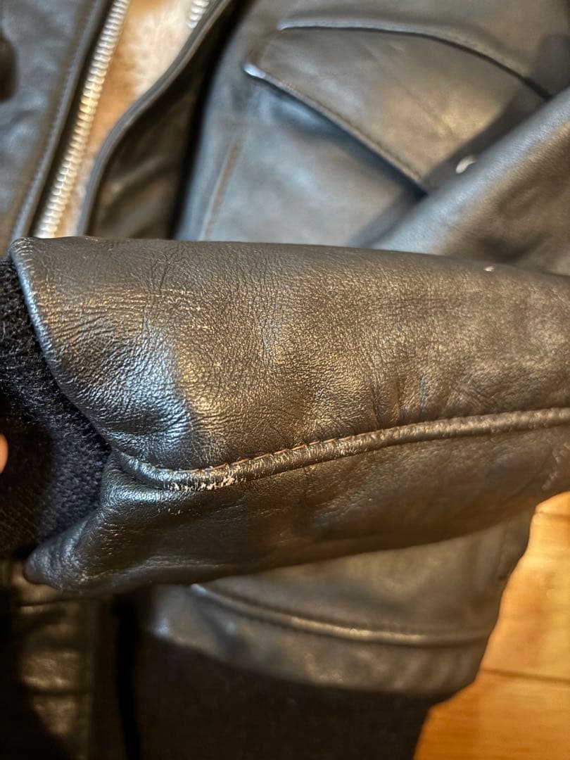 schott ショット　レザージャケット　ボア　ボンバー