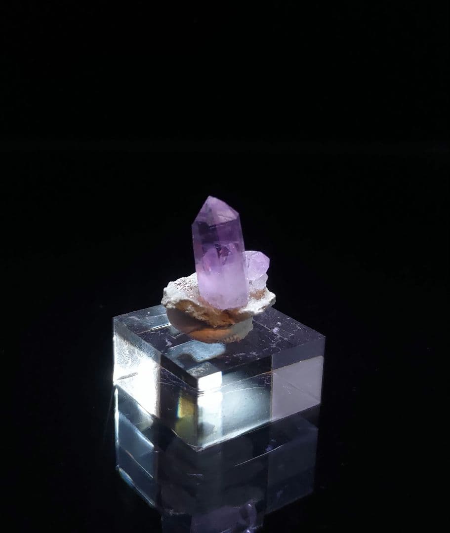 ベラクルスアメジスト 鉱石 鉱物 ミネラル 標本 原石 母岩付き ⑩