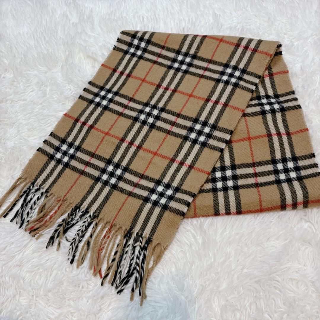 Burberrys 90s マフラー ラムウール ストール ノバチェック
