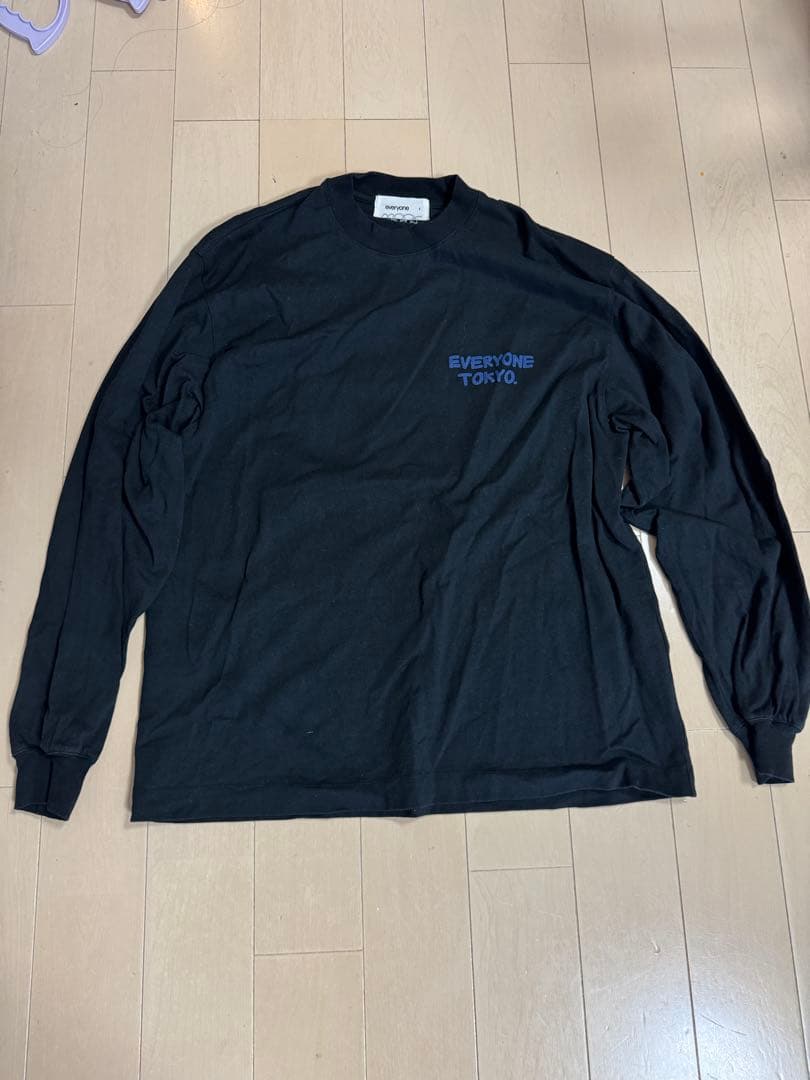 期間限定値下げ everyone J.30000 Logo ロンT 黒