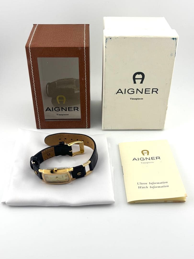 AIGNER クレモナ 未使用 レディース腕時計 動作未確認 箱付