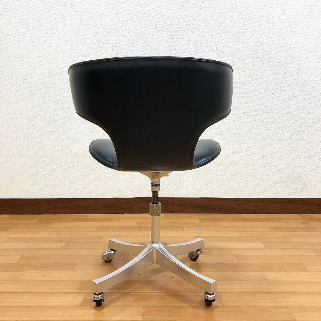 TENDO 天童木工 剣持勇 カブトチェア キャスターベース 兜 椅子 民藝 3