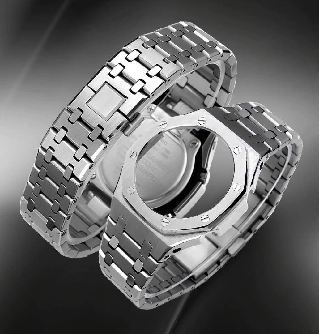 カシオーク G-SHOCK GA-2100用 メタルカスタムパーツ