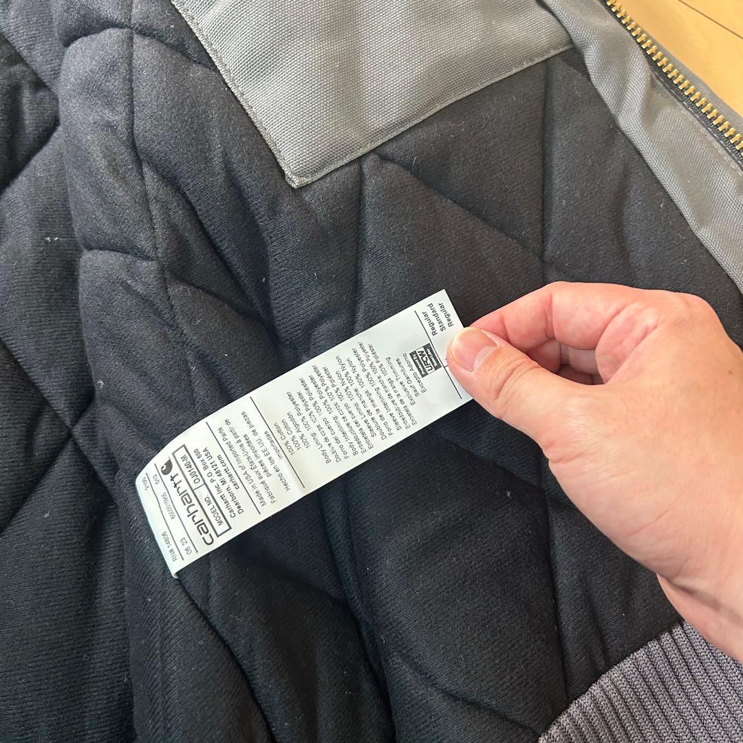 Carhartt アクティブジャケット　希少　USA製　グレー　Mサイズ