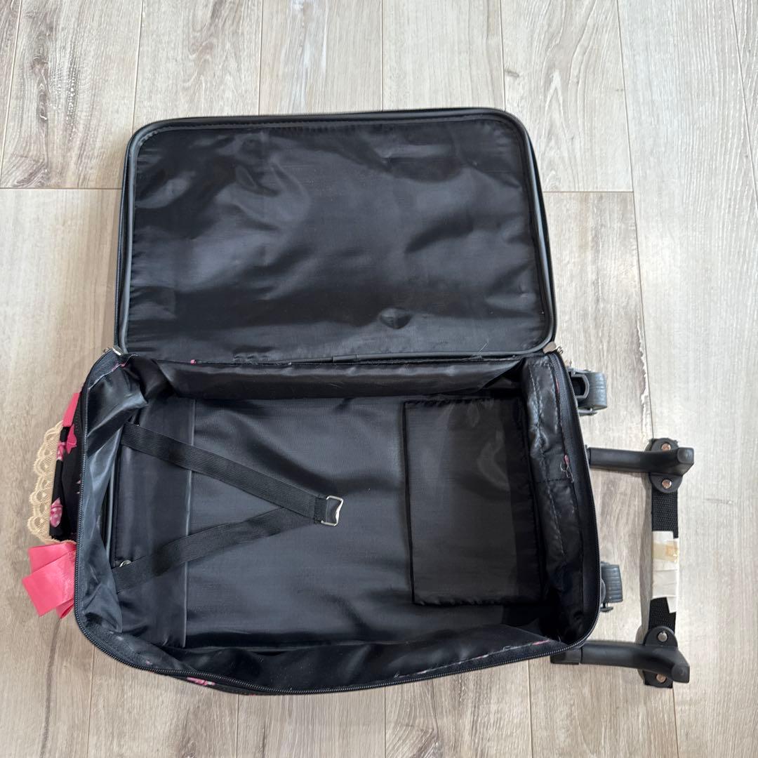 希少✨　La Pafait リボン柄小型キャリーケース　ラパフェ