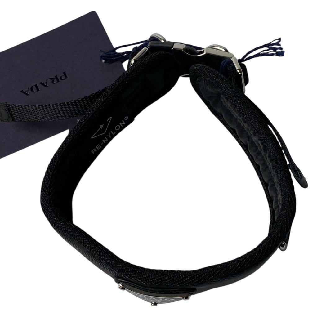 未使用 プラダPRADA 2YC016 ドッグ 首輪 Mサイズ