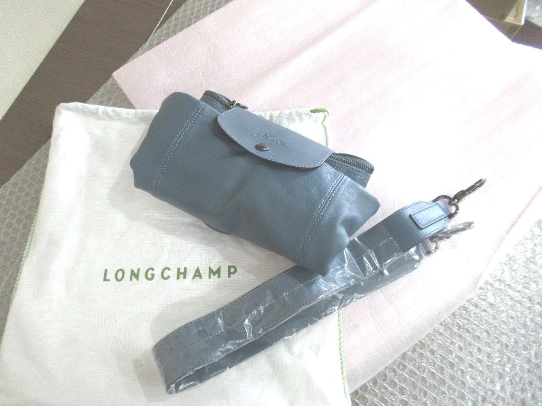 極美品☆ロンシャン LONGCHAMP レザー　ハンドバッグ ル・プリアージュ