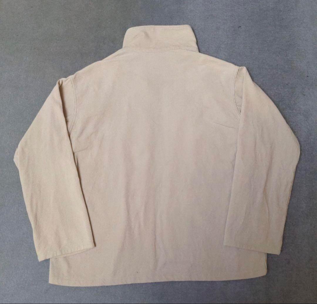 た*ぬ様 AURALEE オフホワイト コーディロイ シャツジャケット