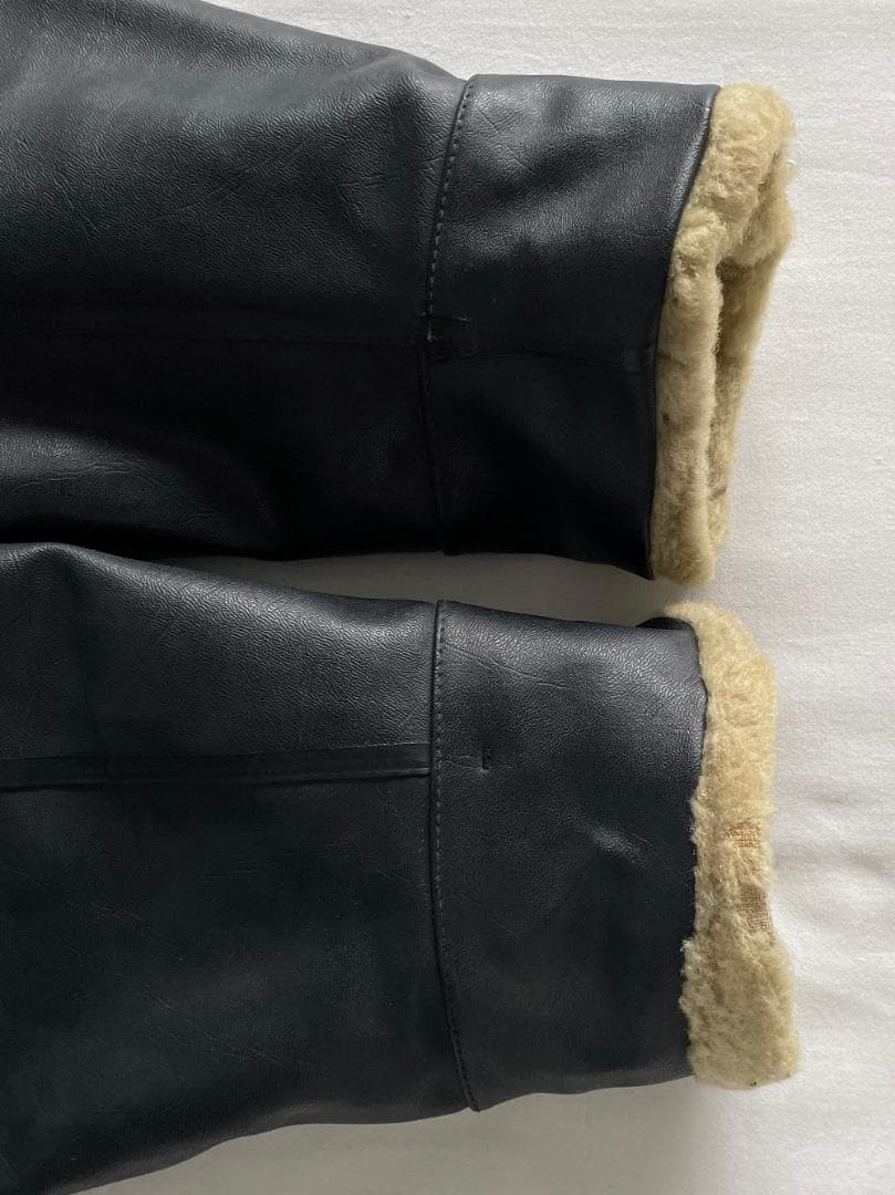 40s BELSTAFF ベルスタッフ PVC ボア ライダース ジャケット