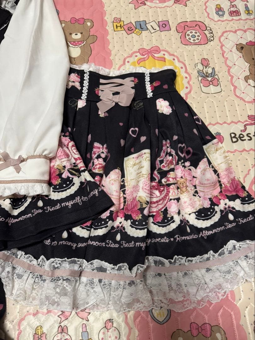 LIZLISA Many Hearts Afternoontea柄セットアップ