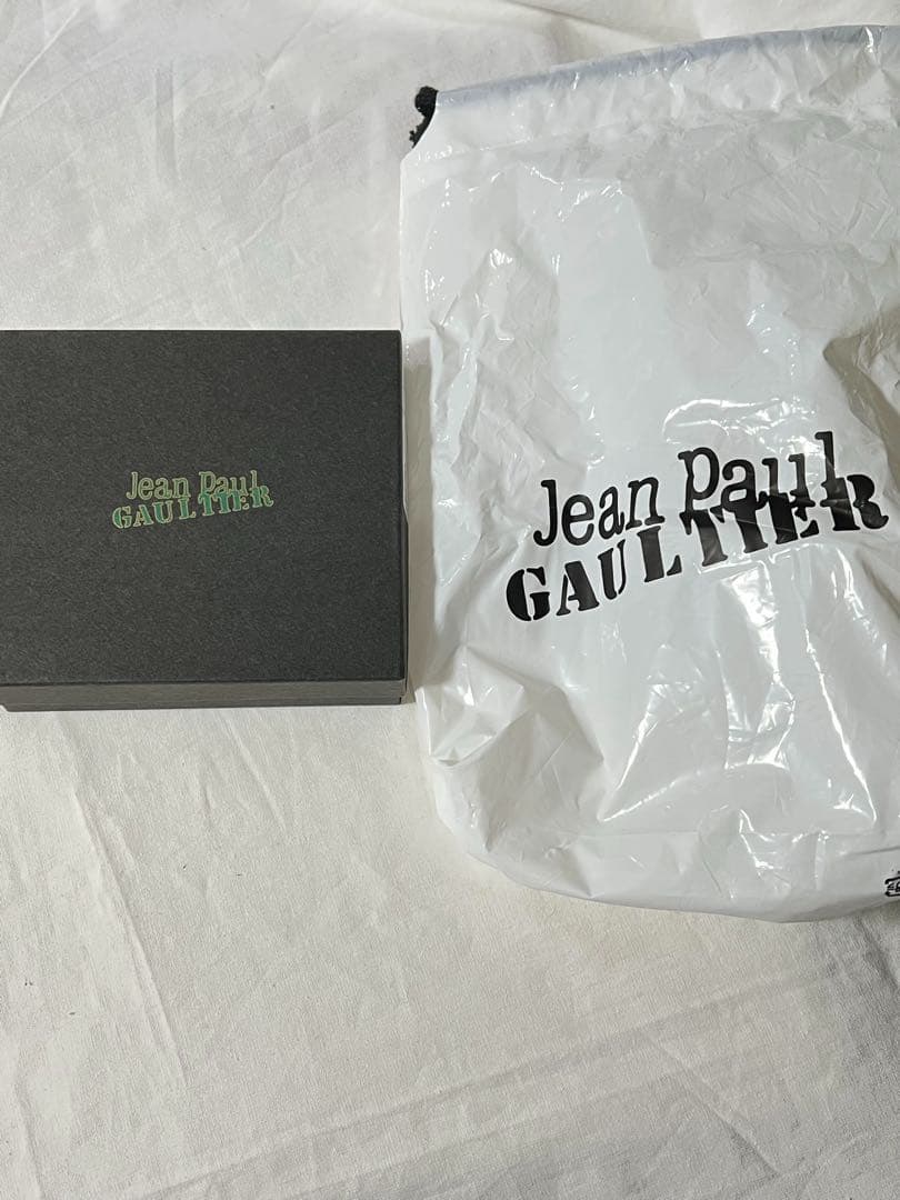 匿名配送/Jean Paul GAULTIER フラミンゴ柄 二つ折り財布