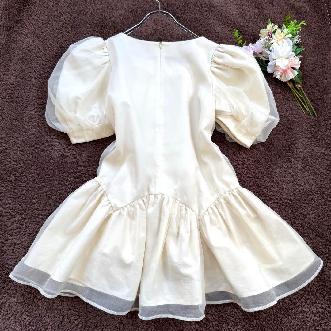 ツル バイ マリコ オイカワ チュニック Deformer ペプラム シフォン