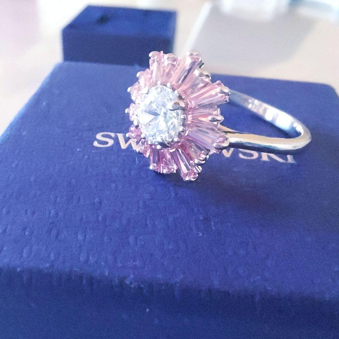 floraさん専用 55 Sunshine リング スワロフスキー