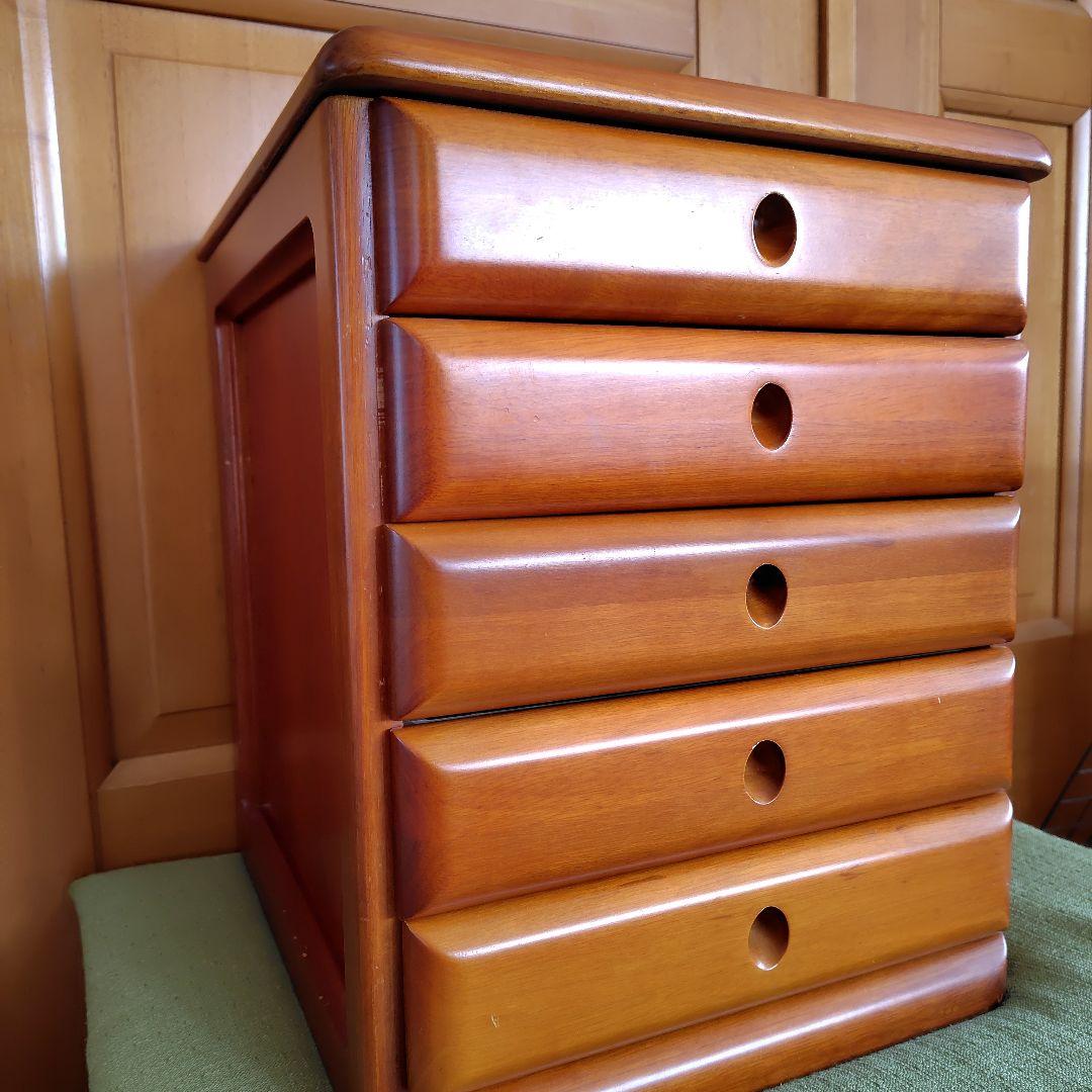 木製　5段　チェスト