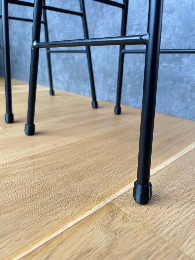 カウンターチェア　アイアン　2脚セット