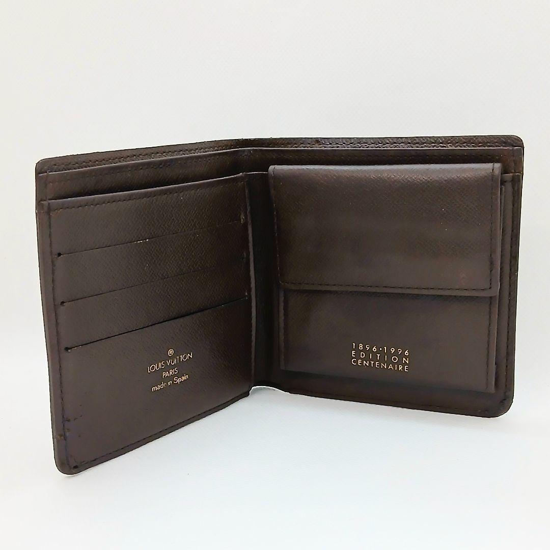 ★良品★ルイヴィトン ダミエ ポルトフォイユ マルコ★二つ折り財布★男女兼用★