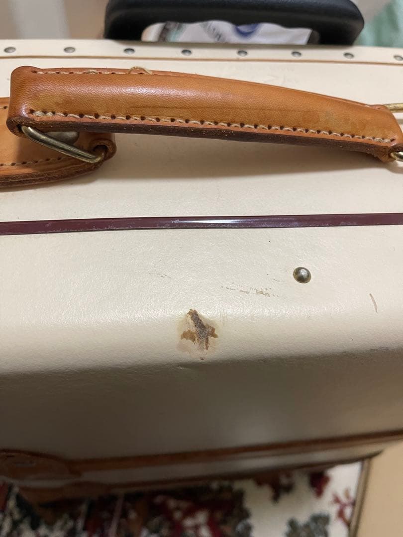 グローブトロッター　サファリ　スーツケース　21インチ　キャリー　アイボリー