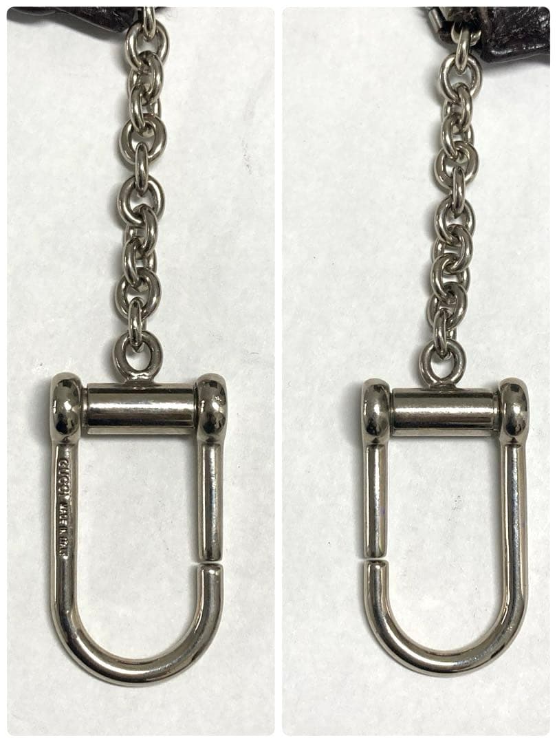 良品　GUCCI グッチ　ディアマンテ　レザー　ケース　カードケース