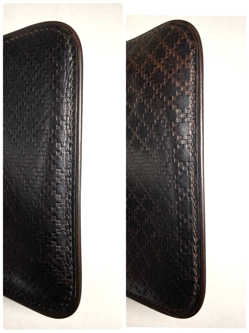 良品　GUCCI グッチ　ディアマンテ　レザー　ケース　カードケース