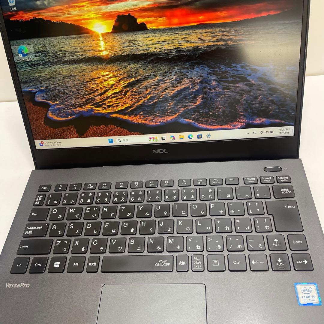 Windowsノート本体 #823 NEC VersaPro VG-6 i5-8265U 8GB 128G