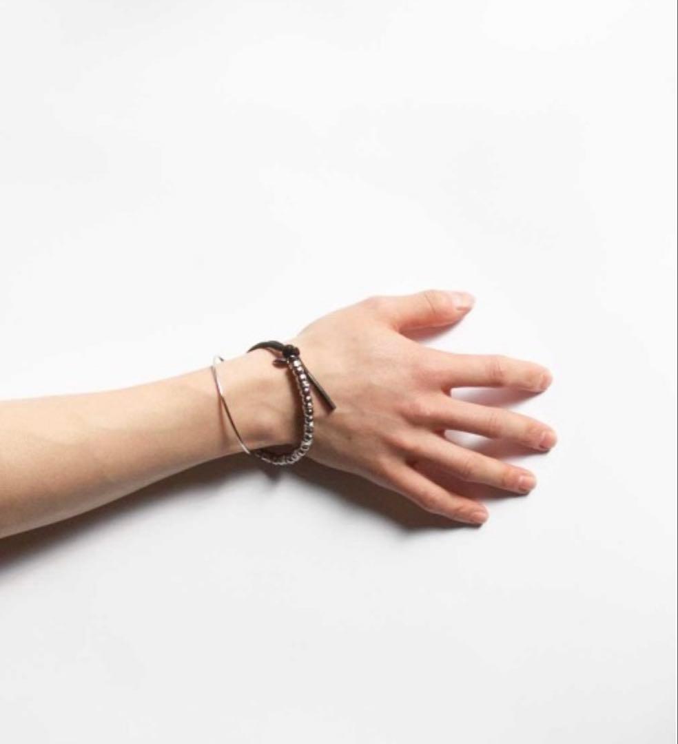 TOGA VIRILIS L BANGLE SET ブラック