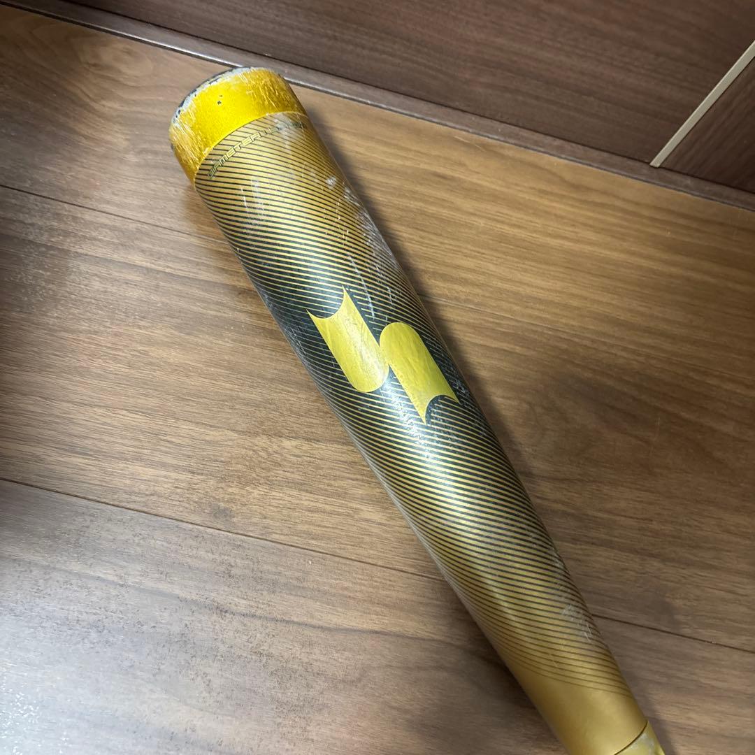 SSK MM23 ウレタン 軟式バット ゴールド ブラック