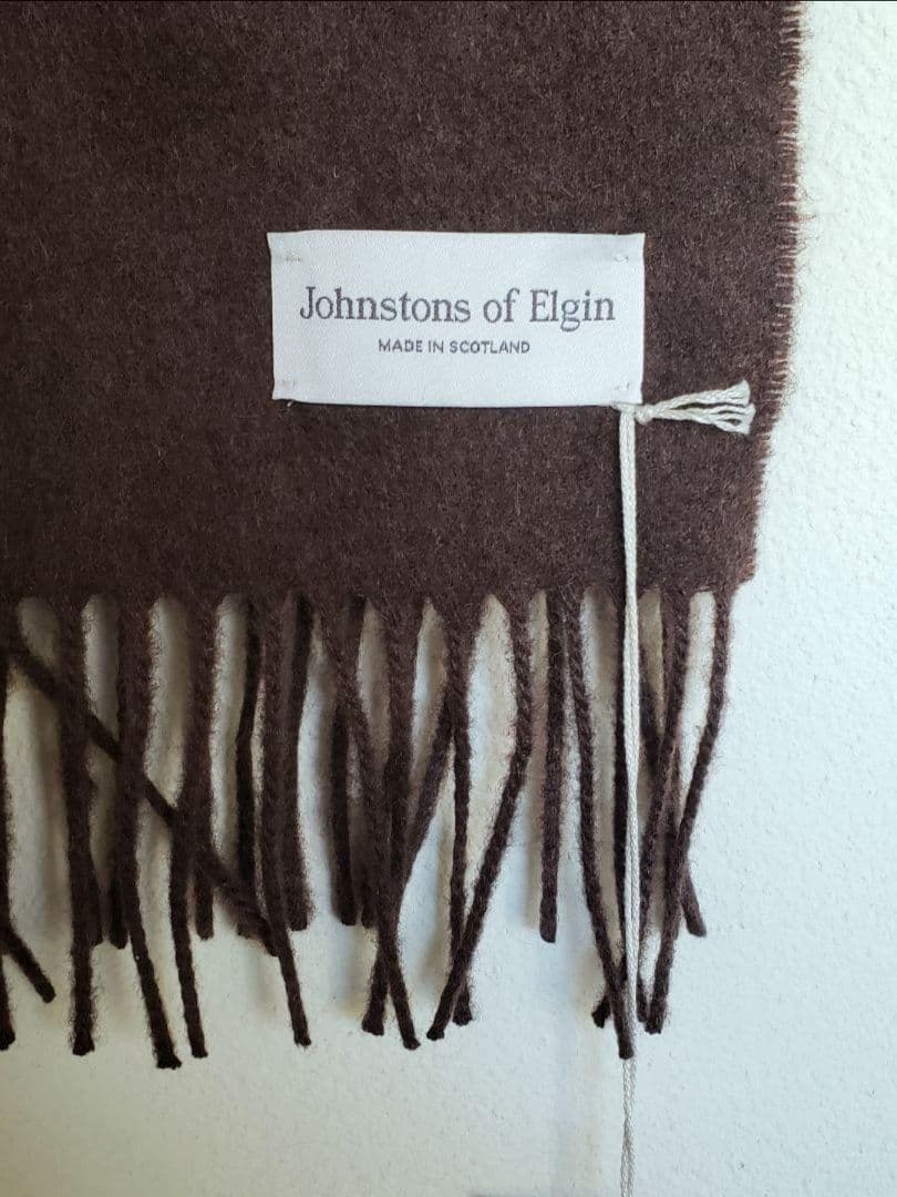 【新品】Johnstons of Elgin 2023 マフラー PEAT