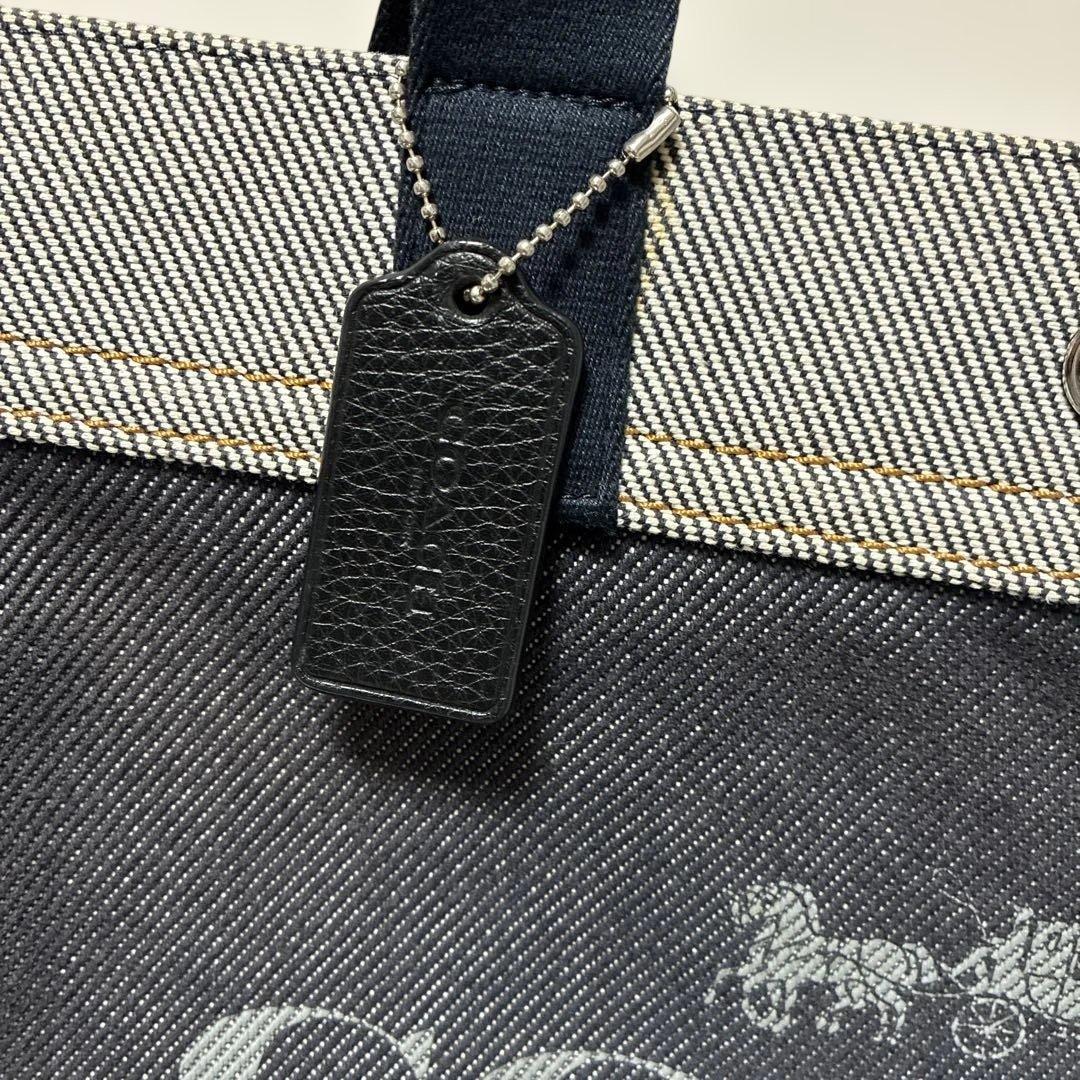 coach コーチ　デニムトートバッグ