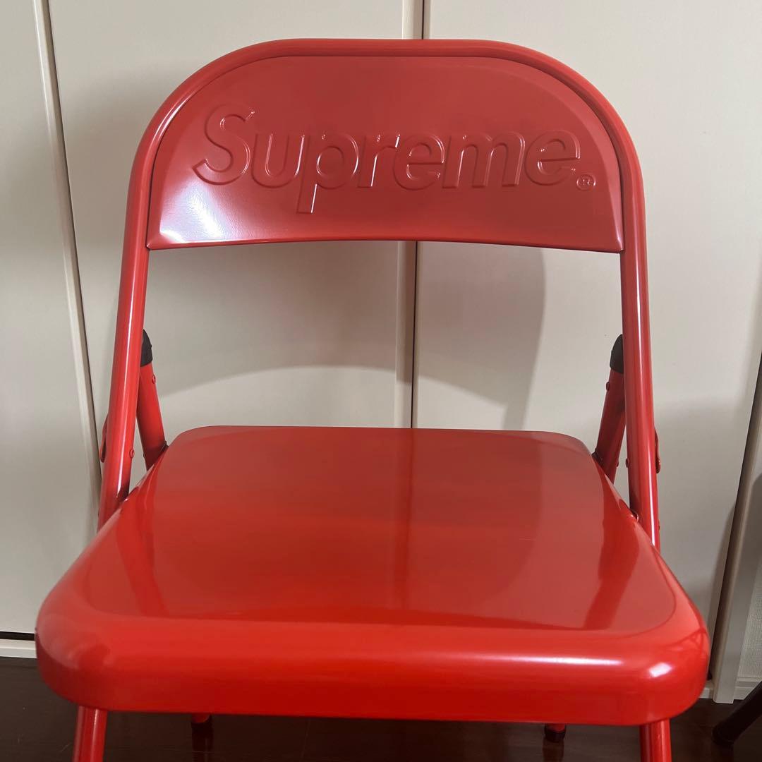 Supreme l Folding Chair 黒・赤セット