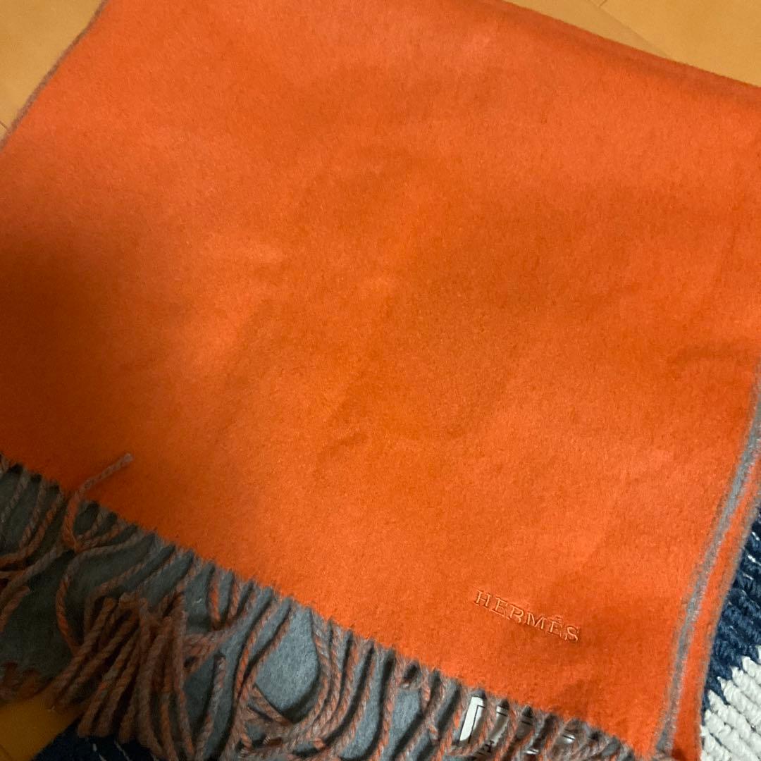 エルメス　レクトヴェルソ　マフラー　ユニセックスモデル