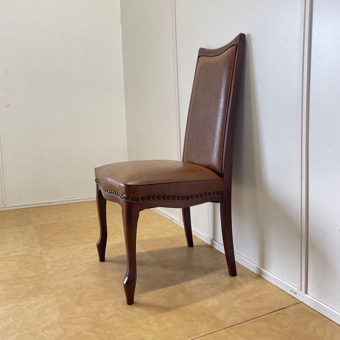 マルニ木工 ベルサイユ チェア① 猫脚 鋲打ち チェア 椅子 イス アンティーク
