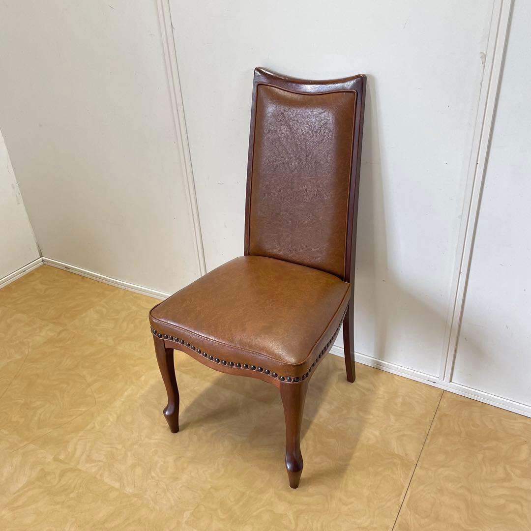 マルニ木工 ベルサイユ チェア① 猫脚 鋲打ち チェア 椅子 イス アンティーク