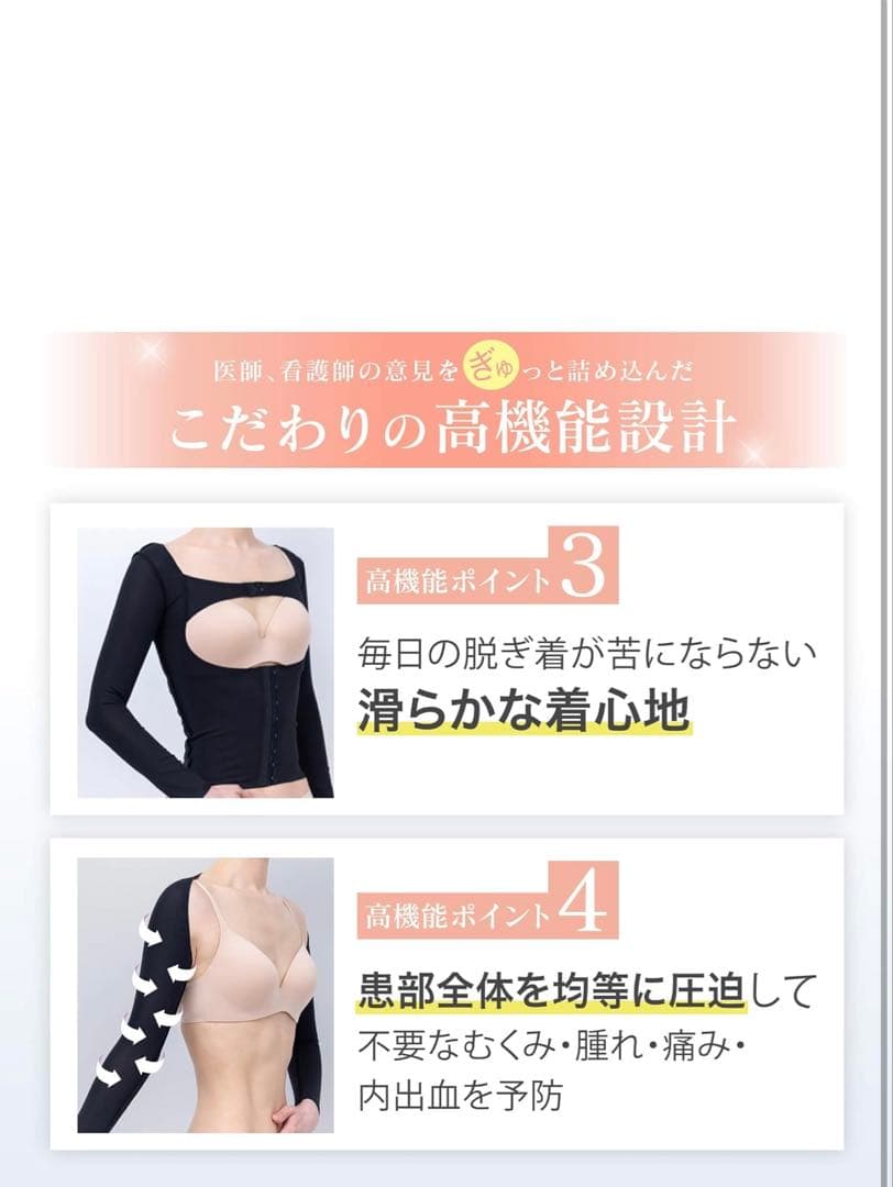リポサポ 脂肪吸引専用圧迫着　お腹・腰・ウエスト圧迫ボディスーツ